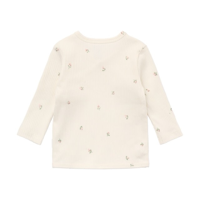 Noppies Top LS AOP Egret