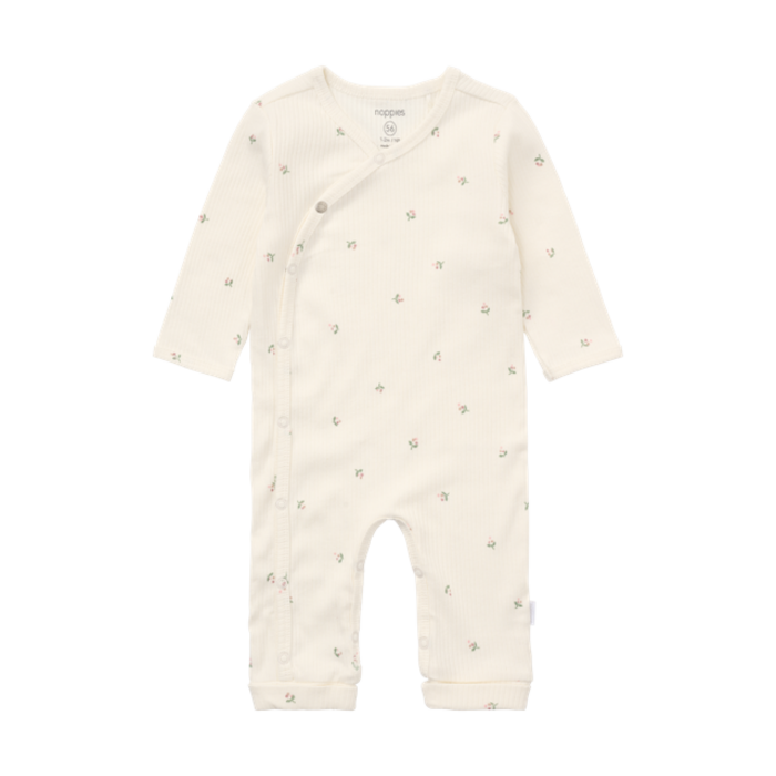Noppies Playsuit LS AOP Egret