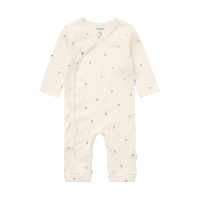Noppies Playsuit LS AOP Egret