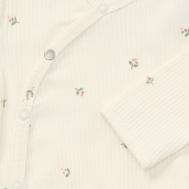 Noppies Playsuit LS AOP Egret