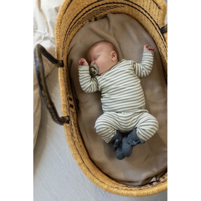 Noppies Pants regular fit stripe Iceberg Green