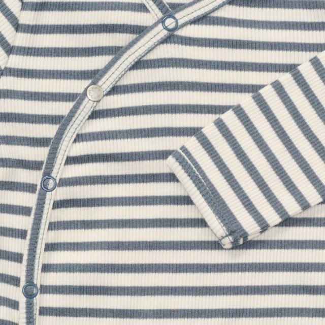 Noppies Playsuit LS stripe Stormy Weather