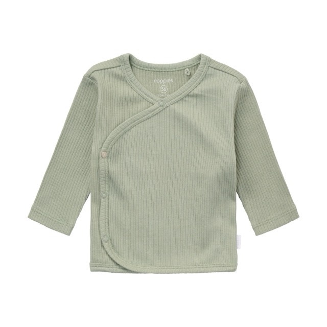 Noppies Top wrap LS Iceberg Green