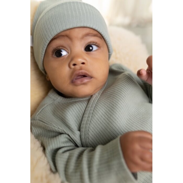 Noppies Top wrap LS Iceberg Green