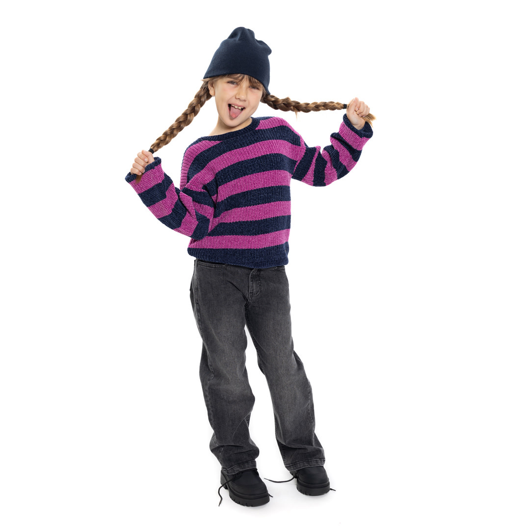 No Way Monday Sweater Meadow mauve M60077-1