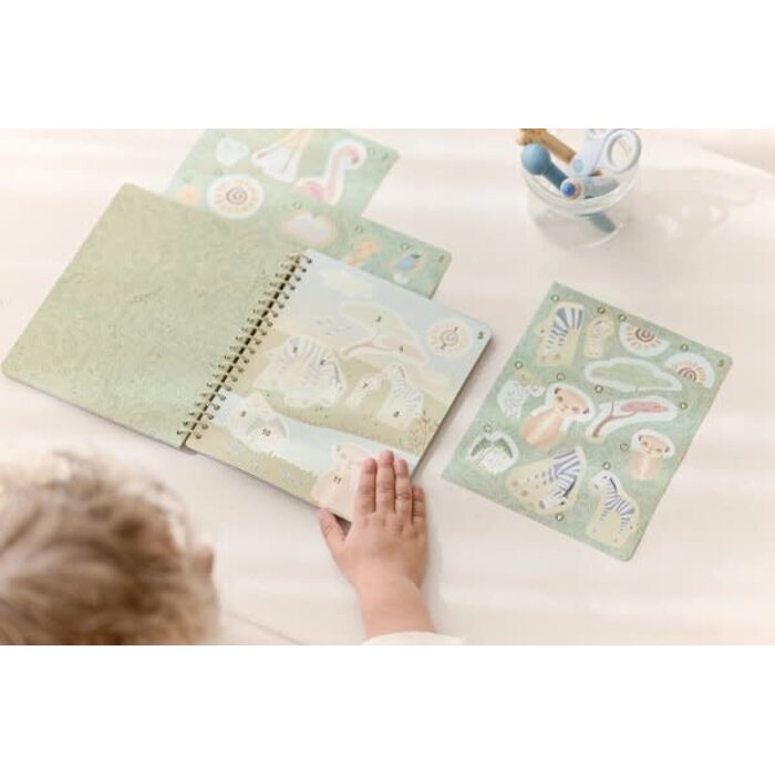 Little Dutch Stickerboek op nummer - Jim