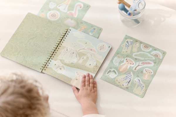 Little Dutch Stickerboek op nummer - Jim