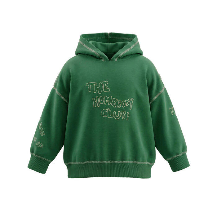 Your Wishes French Knit | Oversized Hoodie Hunter Green
