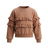 French Knit | Ruffle Sweater Thrush