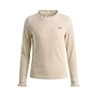 Your Wishes Rib Jersey | Longsleeve White Swan