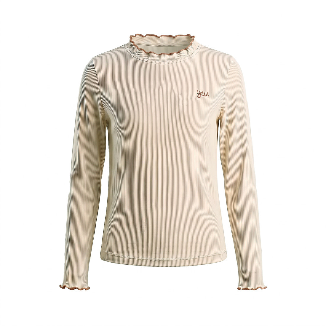 Your Wishes Rib Jersey | Longsleeve White Swan