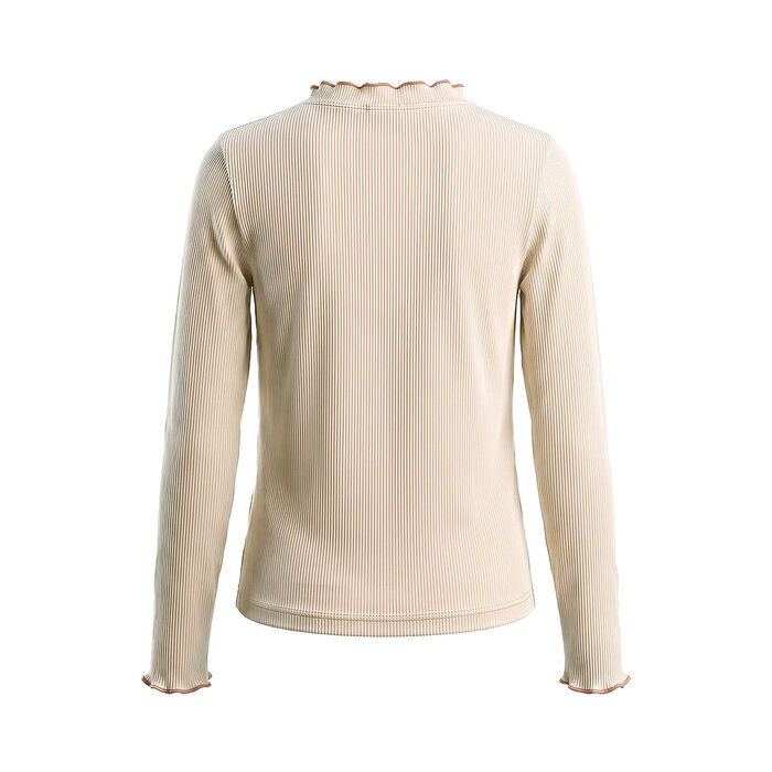 Your Wishes Rib Jersey | Longsleeve White Swan