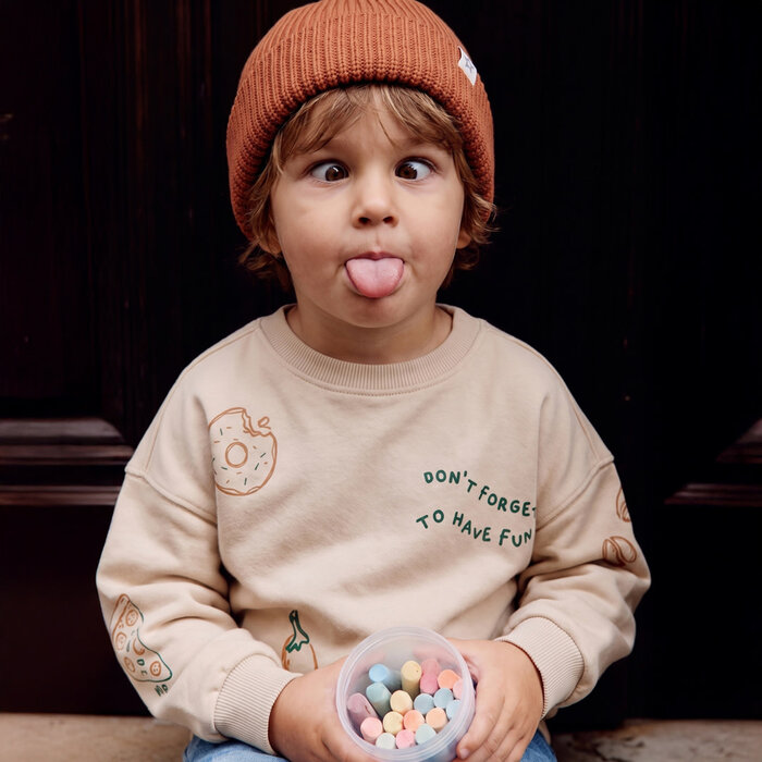 Your Wishes Snacks | Oversized Sweater White Swan