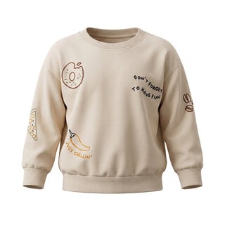 Your Wishes Snacks | Oversized Sweater White Swan