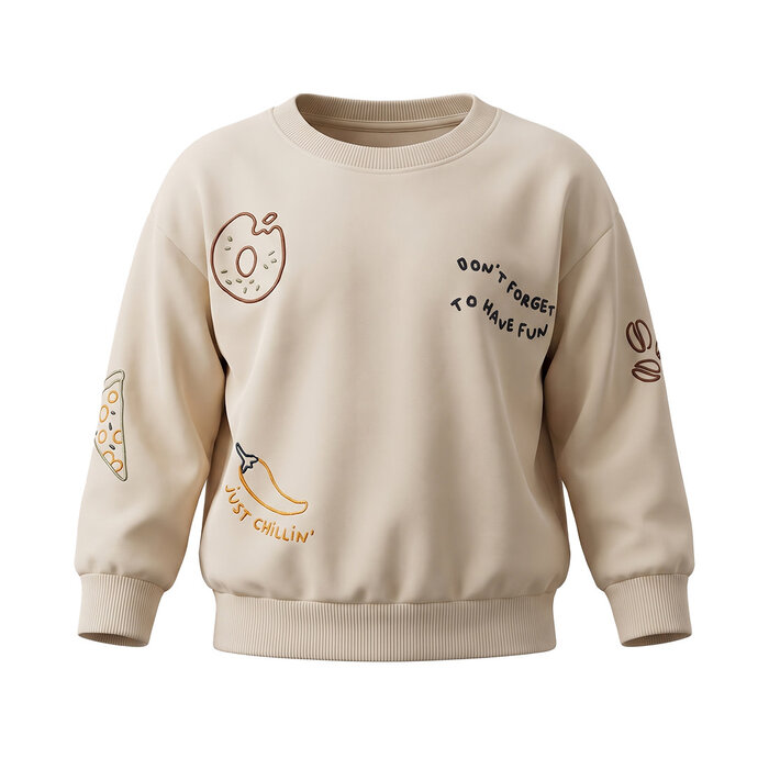 Your Wishes Snacks | Oversized Sweater White Swan