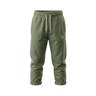 Your Wishes Solid | Wide Jogger Olivine