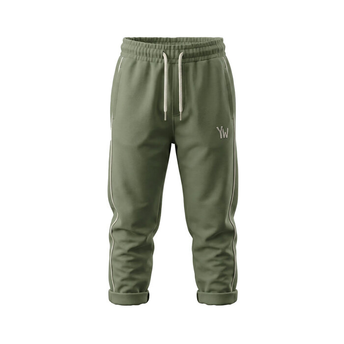 Your Wishes Solid | Wide Jogger Olivine