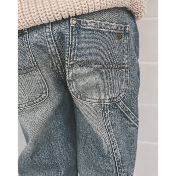 Your Wishes Denim | Worker Jeans Tinted Mid Blue