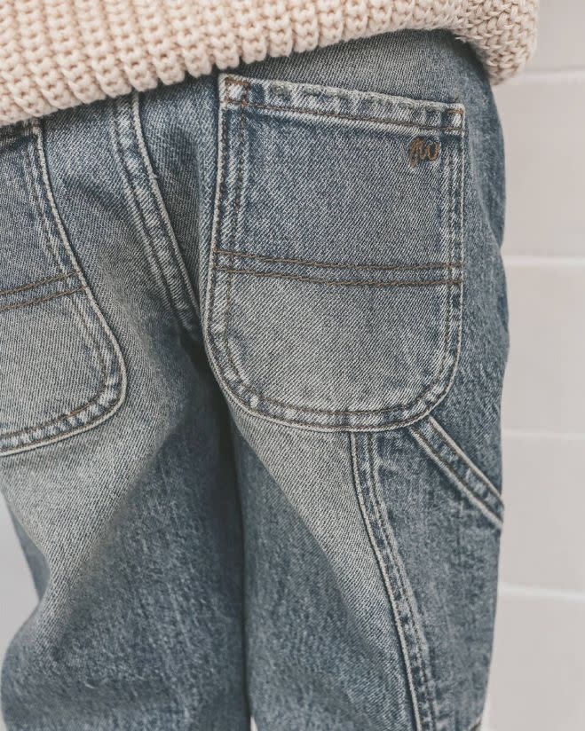 Your Wishes Denim | Worker Jeans Tinted Mid Blue