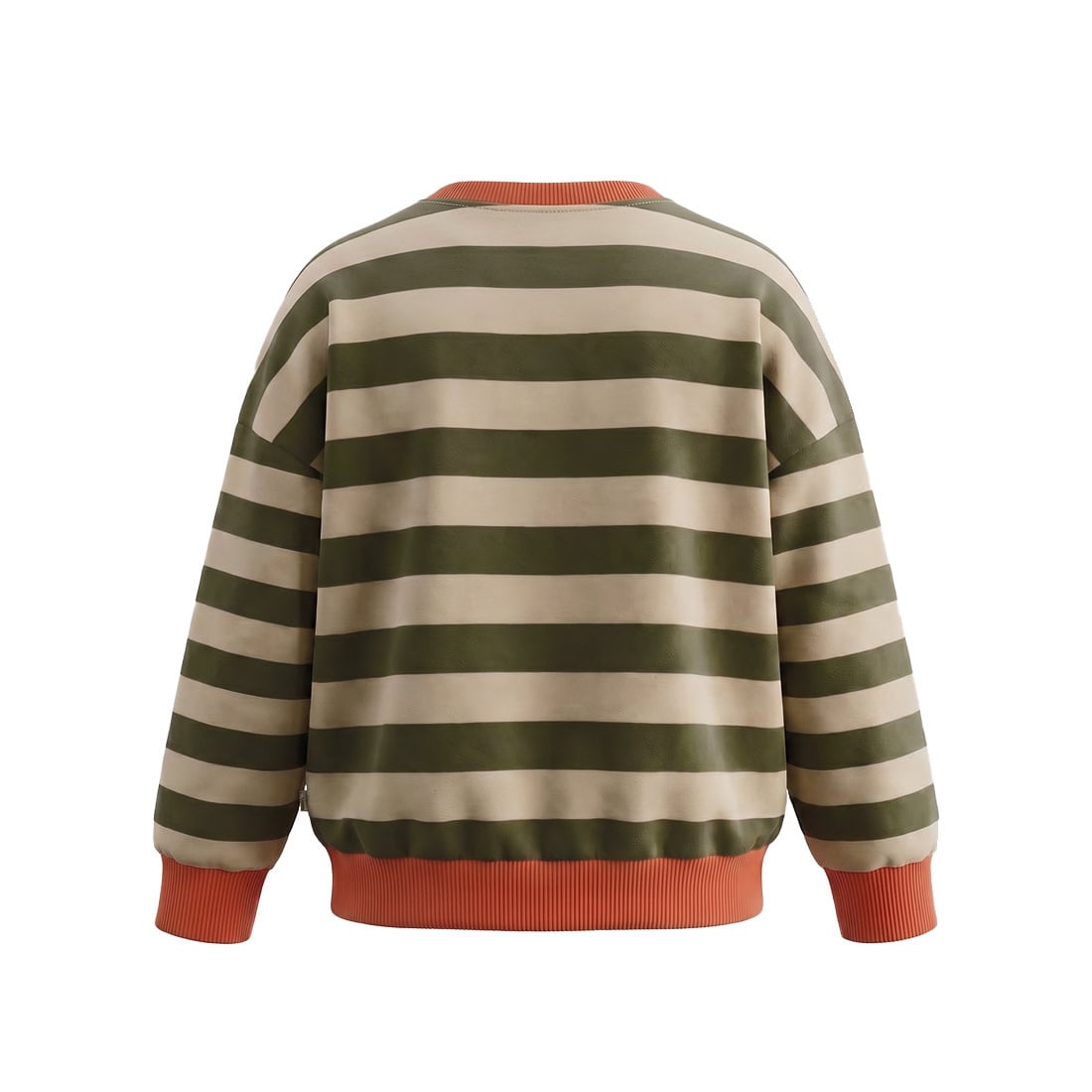 Your Wishes Stripe French Knit | Sweater Olivine