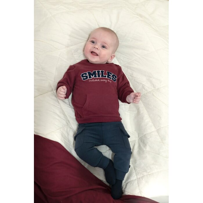 Feetje Sweater Bordeaux - Built for Fun