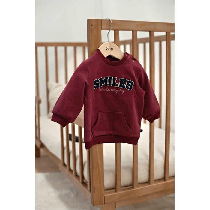 Feetje Sweater Bordeaux - Built for Fun