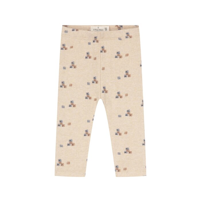 A Tiny Story baby pants Beige melange TIN26629242