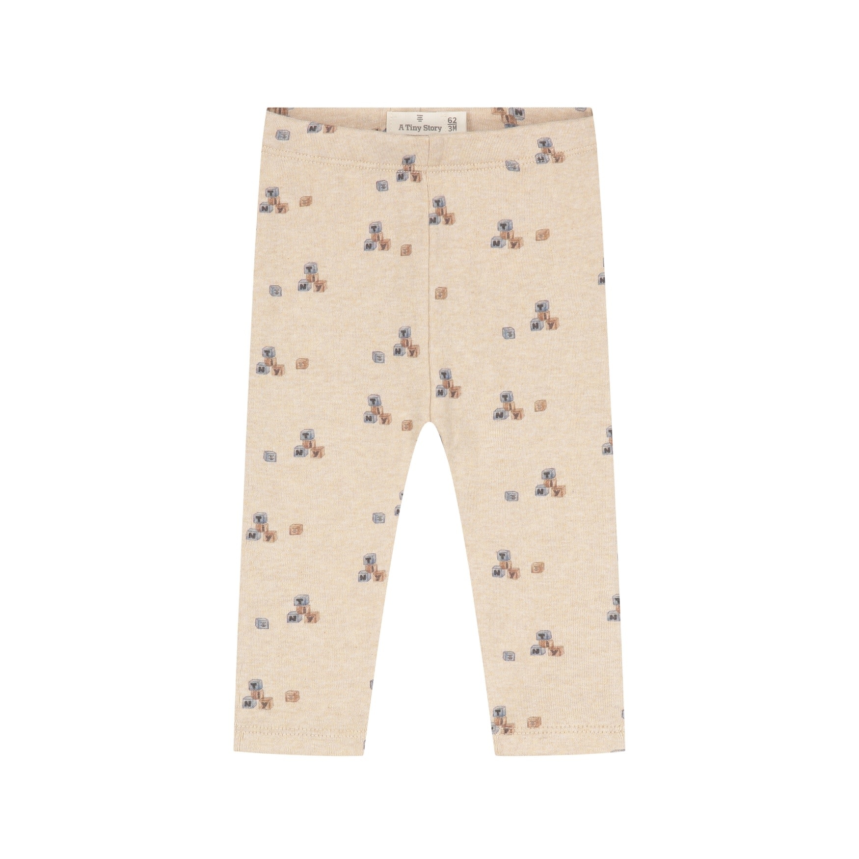 A Tiny Story baby pants Beige melange TIN26629242