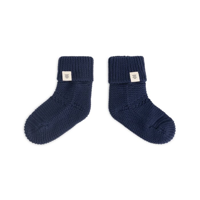 A Tiny Story baby slippers Dark Blue