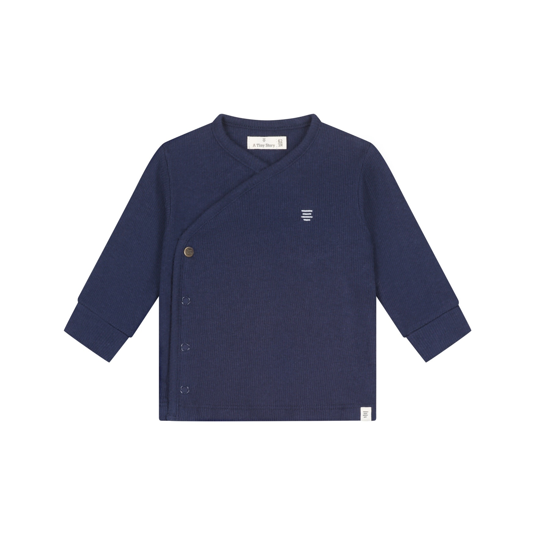 A Tiny Story baby t-shirt long sleeve Dark Blue TIN26629646