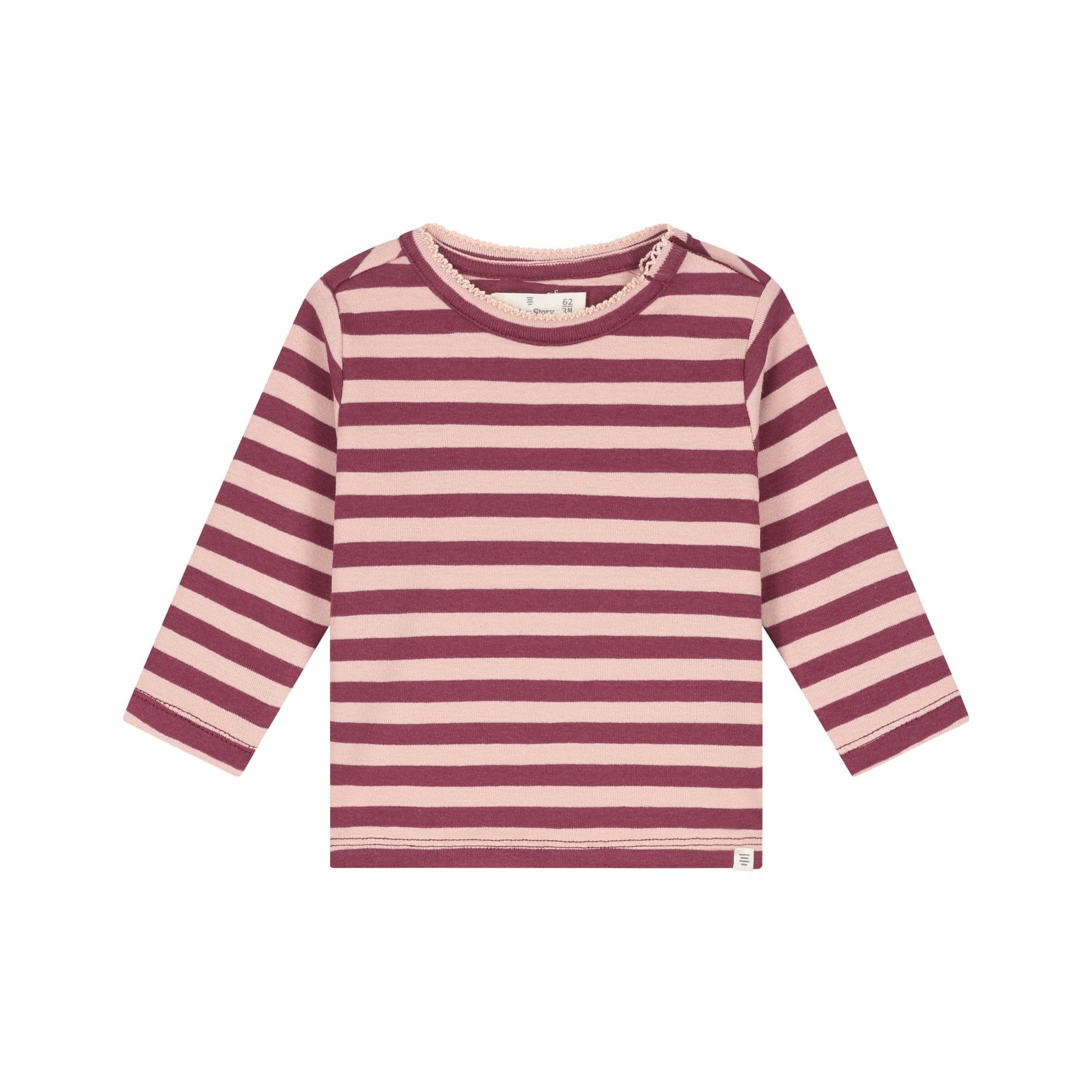 A Tiny Story baby t-shirt long sleeve Dark red TIN26629645