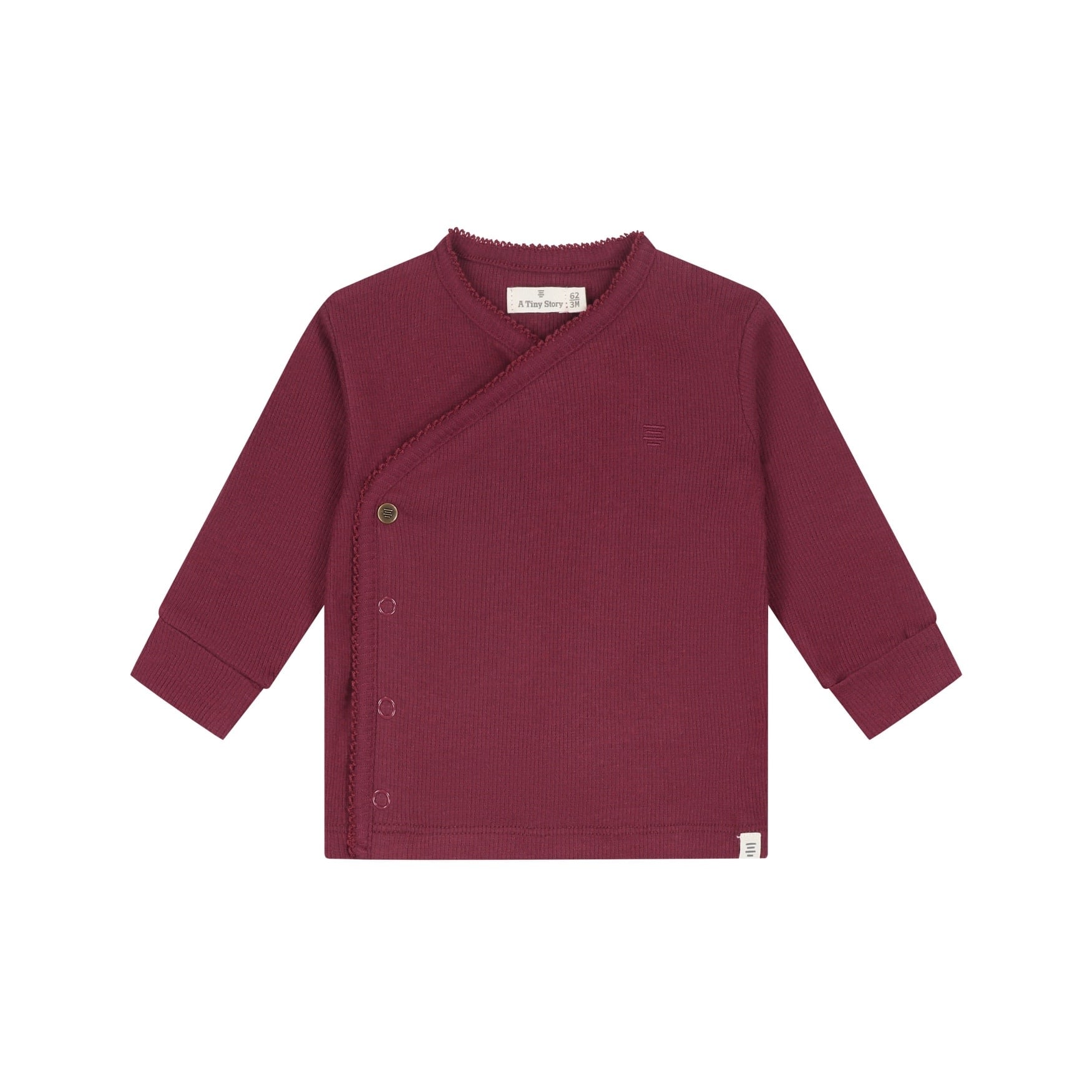 A Tiny Story baby t-shirt long sleeve Dark red TIN26629647