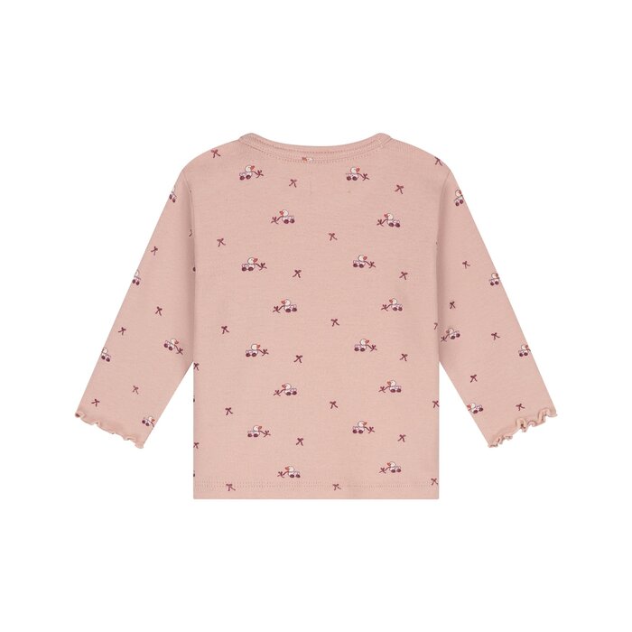 A Tiny Story baby t-shirt long sleeve Old pink TIN26629644