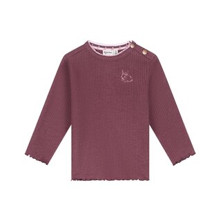 Babyface baby girls t-shirt long sleeve Bordeaux
