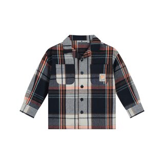 Stains & Stories boys overshirt Indigo