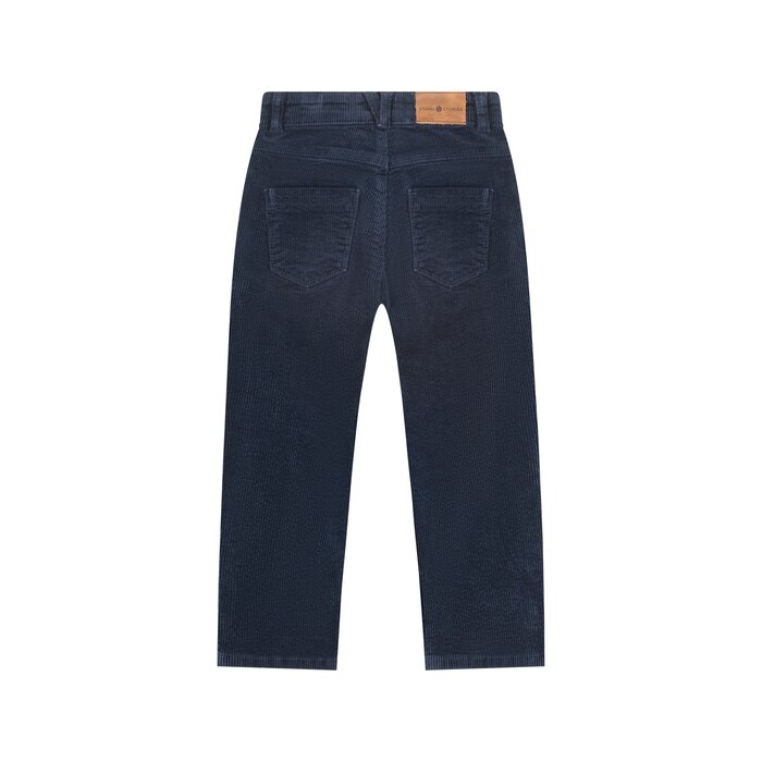 Stains & Stories boys pants wide fit Indigo