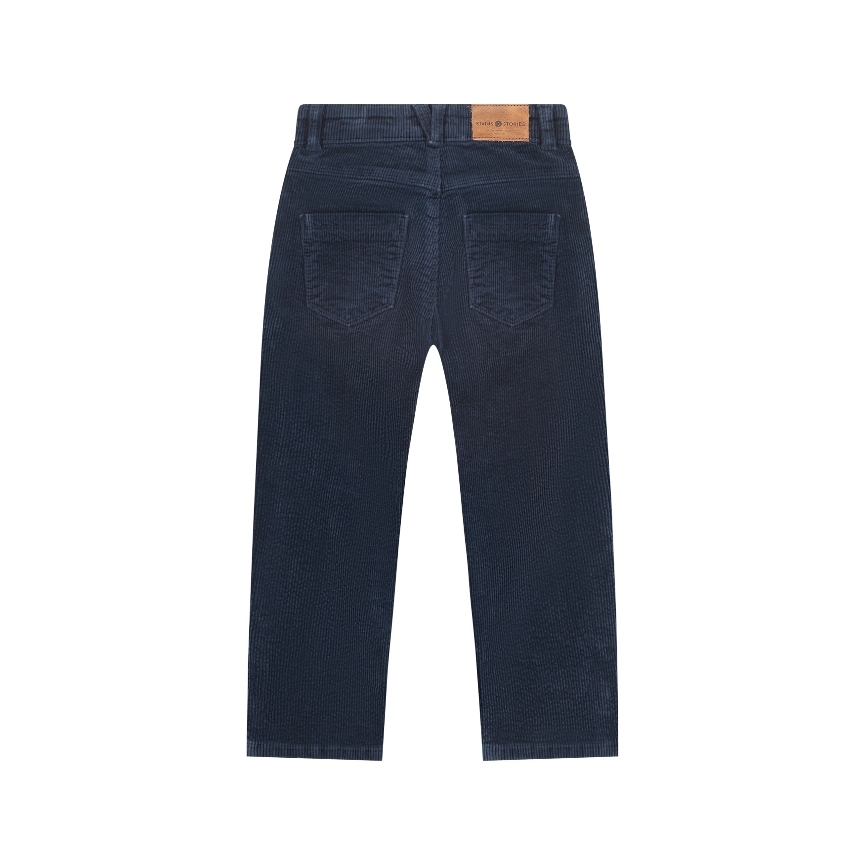 Stains & Stories boys pants wide fit Indigo