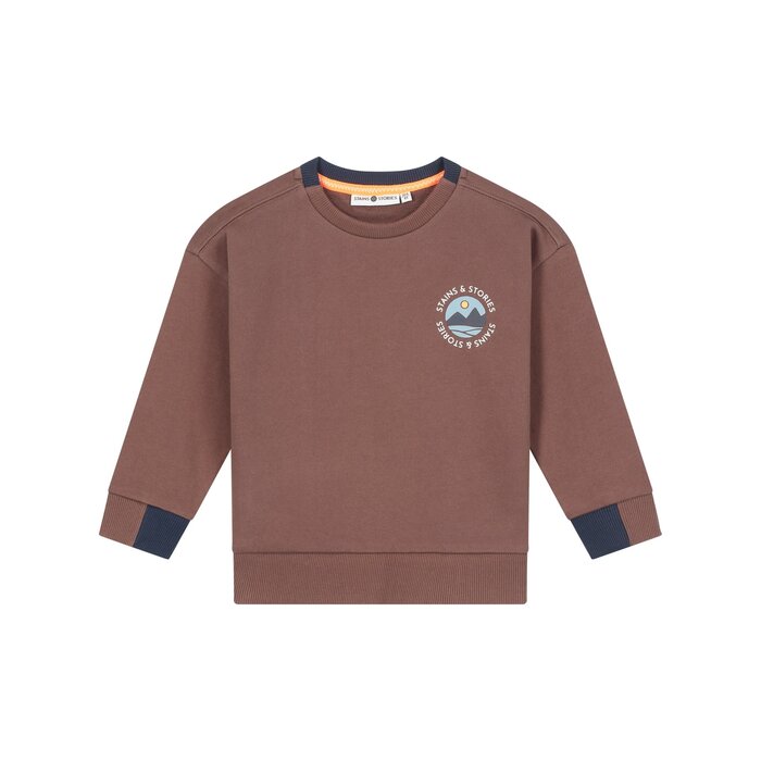 Stains & Stories boys sweat shirt Earth