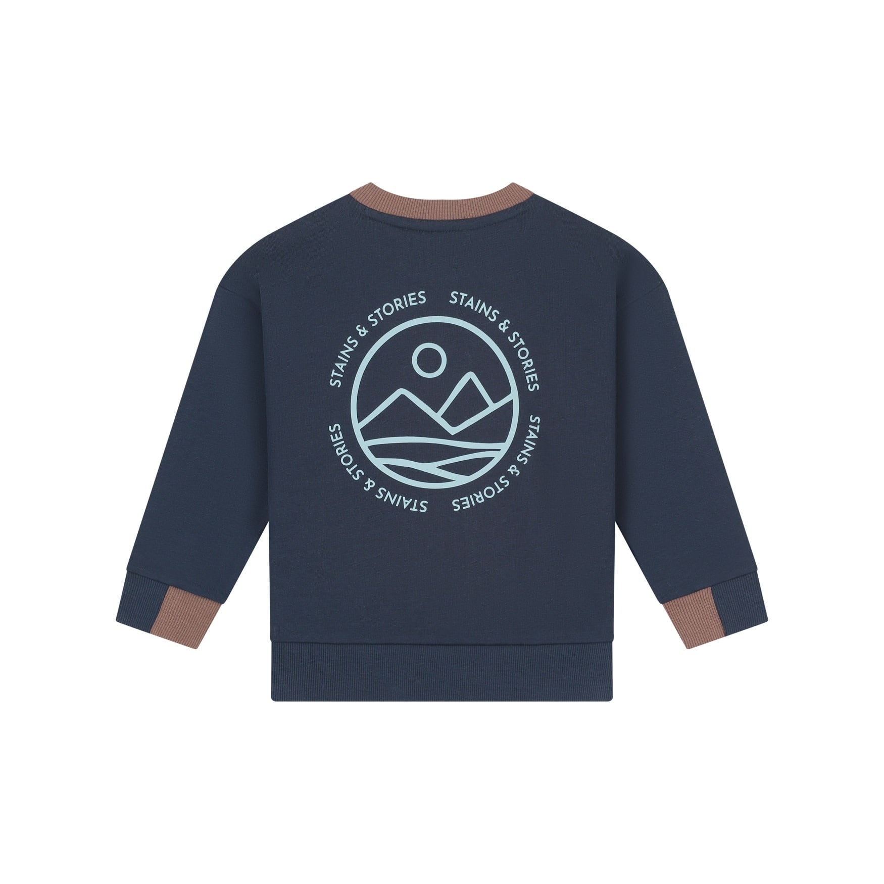 Stains & Stories boys sweat shirt Indigo