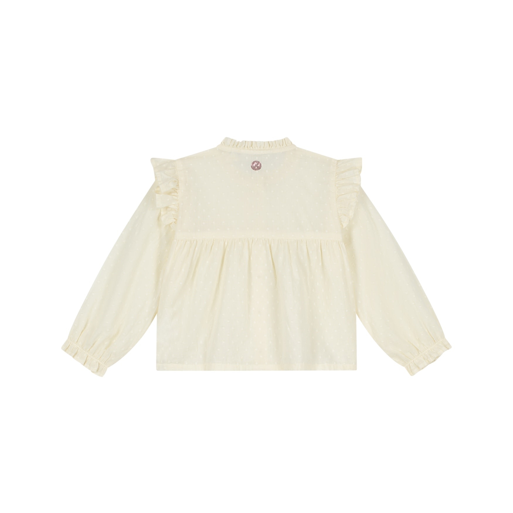 Stains & Stories girls blouse longsleeve Cream