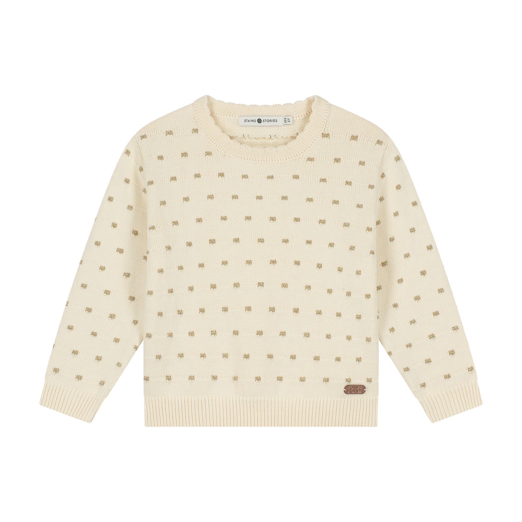 Stains & Stories girls pullover Cream