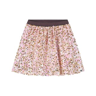 Stains & Stories girls sequin skirt Blush