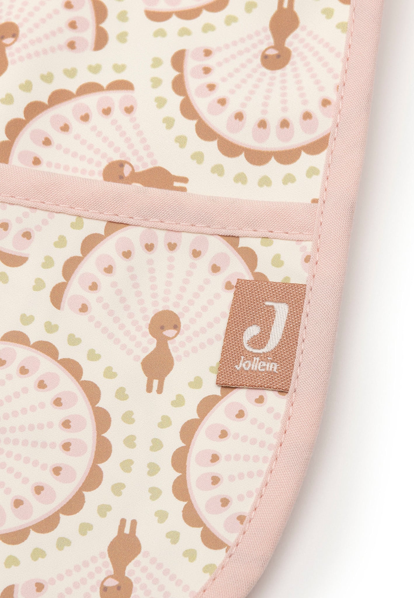 Jollein Slab Waterproof met Mouw Soft Plumes
