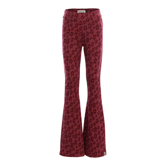 Looxs Little jacquard flare pants Festive Flower