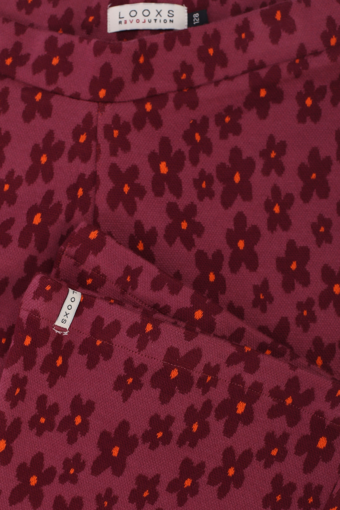 Looxs Little jacquard flare pants Festive Flower