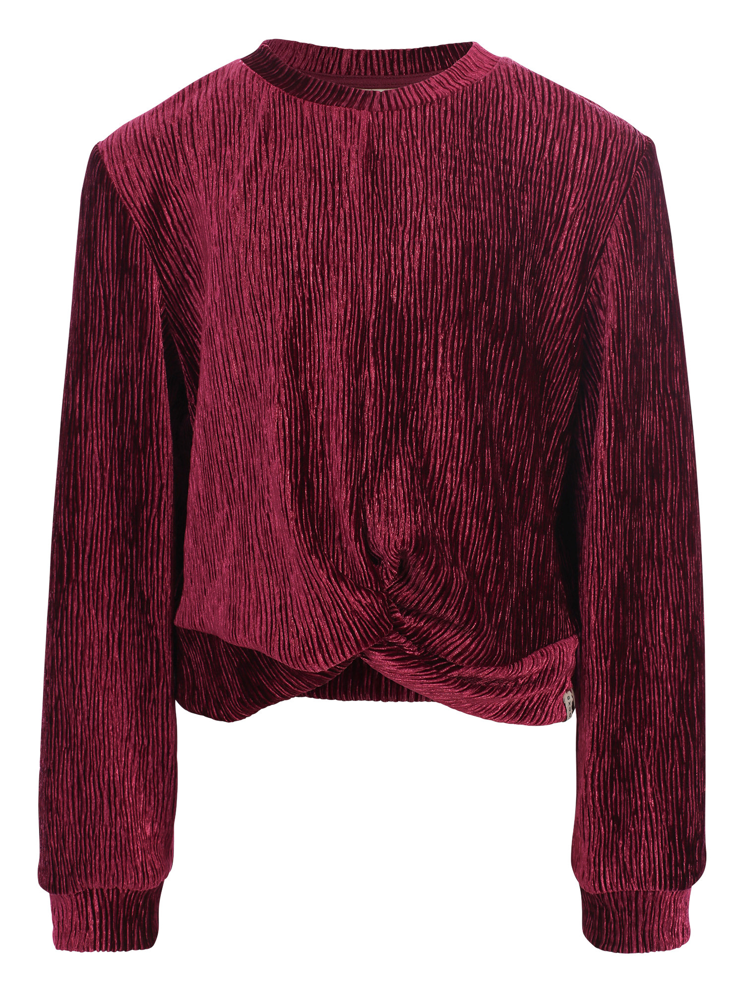 Looxs Little velvet crinkle top Ruby red