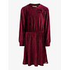 Little velvet dress Ruby red