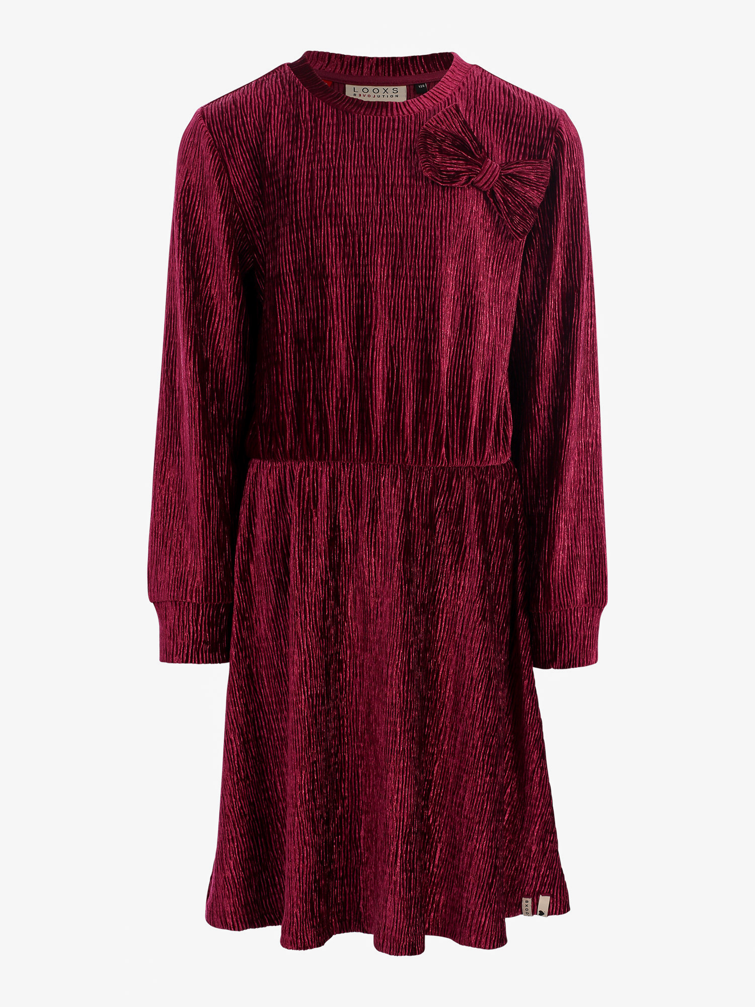 Looxs Little velvet dress Ruby red
