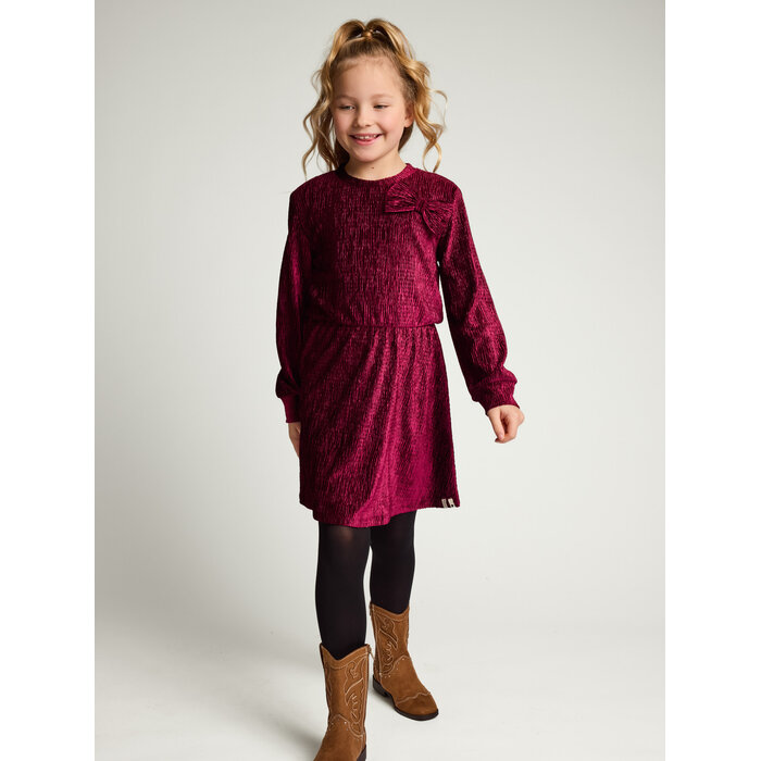 Looxs Little velvet dress Ruby red