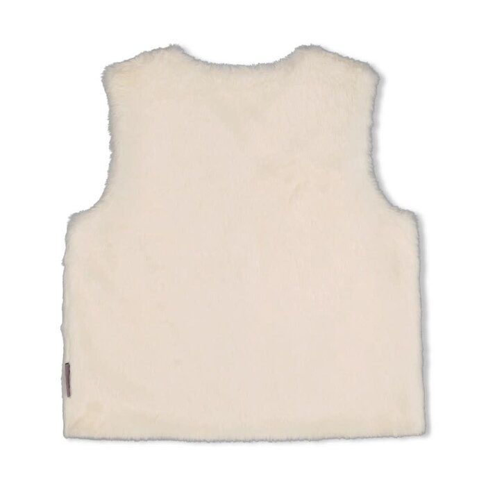 Jubel Fake fur gilet Offwhite - Daily Princess